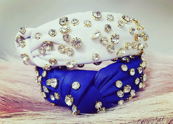 Glam Headbands- White