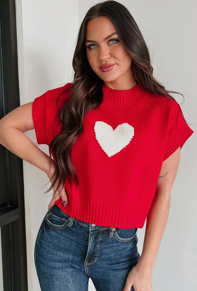Red Heart Sweater