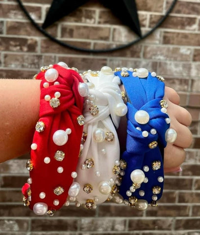 Pearl & Jeweled Headbands