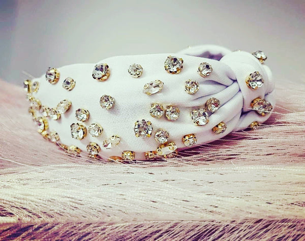 Glam Headbands- White