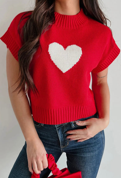Red Heart Sweater