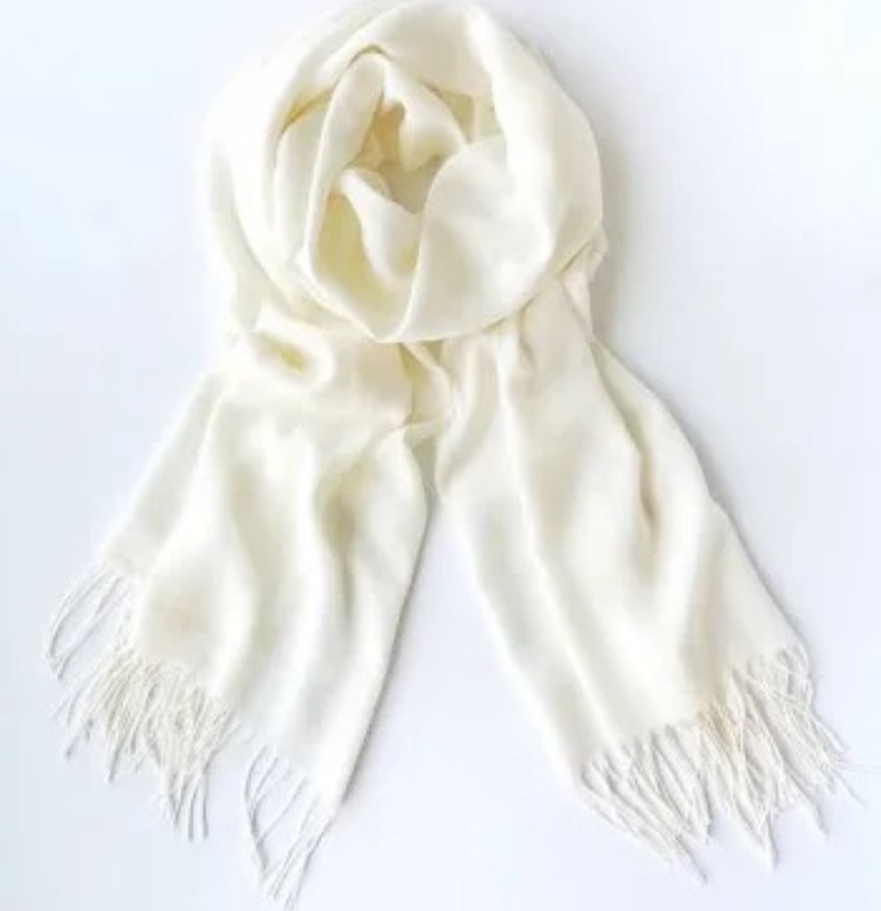 Cream Pashmina Scarf
