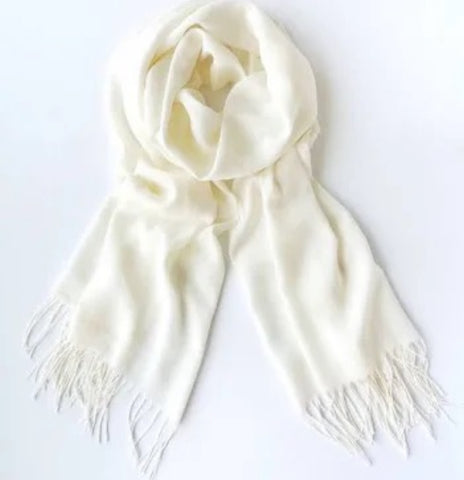 Cream Pashmina Scarf