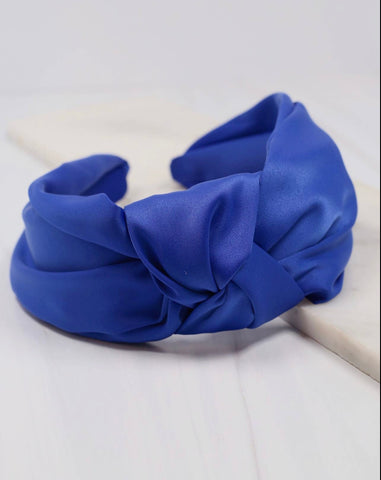 Royal Blue Knot Headband