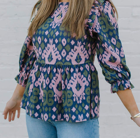 Michelle McDowell Fringe with Benefits Top