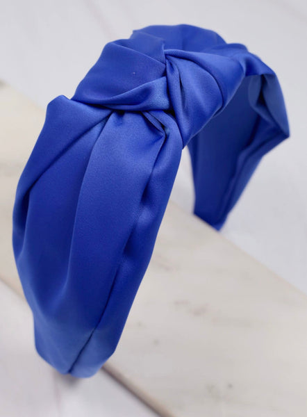Royal Blue Knot Headband